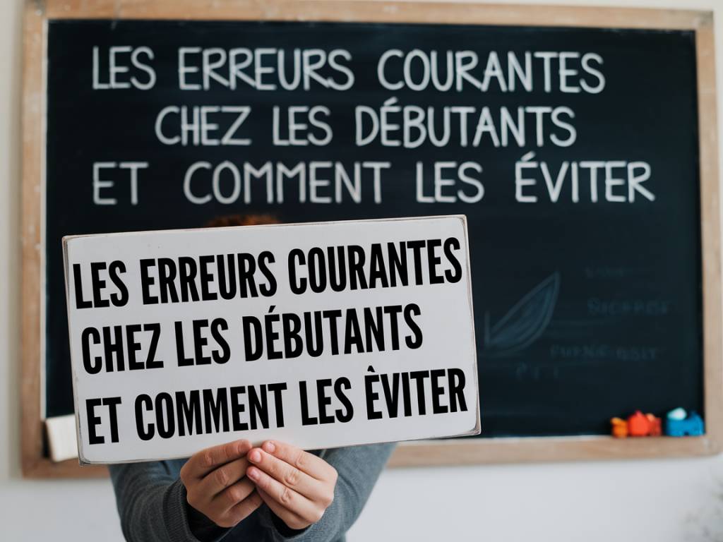 Les erreurs courantes chez les débutants et comment les éviter