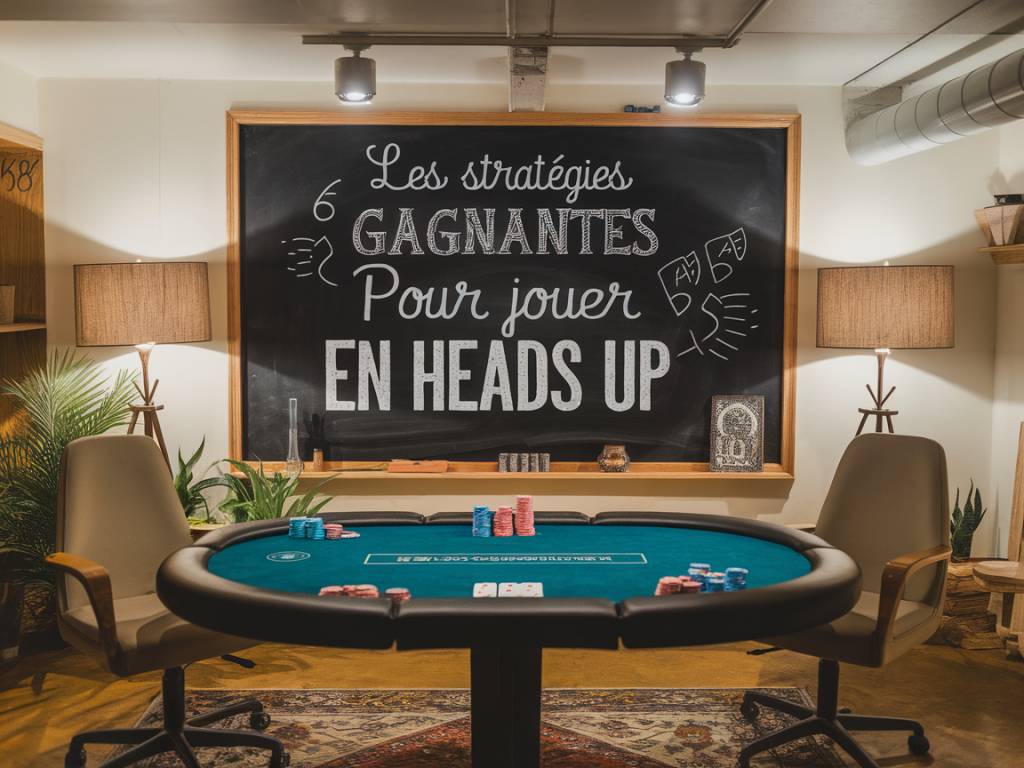 Les stratégies gagnantes pour jouer en heads-up